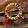 Pulsera de hueso de camello al por mayor pulsera étnica de hueso de camello joyería para hombres y mujeres tejida a mano suministro de joyería de Tíbet
