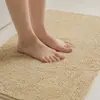 Alfombra de Suelo de Chenilla, Disponible en Stock, Alfombrilla de Baño Rectangular Suave Absorbente de Agua, Opciones Multicolor para Baño, Dormitorio, Entrada y Decoración del Hogar, Suministro Directo de Fábrica