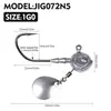  anzuelo de cabeza plomada para señuelo hoja de spinner antienganche color natural anzuelo Ned rig señuelo señuelo blando anzuelo para gusano blando anzuelo para señuelo artificial biónico