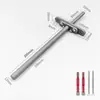 Suporte Fixo em Forma de T Oculto para Pendurar, Suporte de Prateleira Oculto Invisível, Suporte de Prateleira de Ferragens para Parede