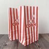 Fabricante de Bolsa de Papel con Asa para Empaque de Alimentos a Prueba de Aceite de Piel de Vaca Palomitas Frituras Hamburguesa Pollo Bistec Pollo Frito Snack Comida Rápida