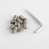 Ferro Fundido Espessado 1/2 Polegada, 3/4 Polegada, 1 Polegada Tubo Redondo Galvanizado Tubo de Ferro Tubo de Aço Conectores Fixadores Cotovelo Tee Sem Solda