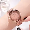 Reloj de Pulsera para Mujer Gedi Cielo Estrellado, Reloj Impermeable Moderno Personalizado, Reloj de Moda Europeo y Americano, Azul Deslumbrante