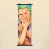 Pintura en aerosol HD caricatura one piece Luffy Sauron pintura colgante pintura decorativa para dormitorio póster de exposición de cómic pintura colgante