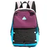 Mochila de Viagem e Caminhada Leve, Impermeável e com Contraste de Cores para Uso Externo, Mochila Esportiva Funcional Unissex para Crianças