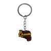Llavero de chica negra, llavero de PVC especial transfronterizo europeo y americano con dibujos animados, llavero, bolso, accesorios de decoración