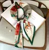 Bufanda Larga de Seda, Nuevo Estilo Primavera y Verano, Se Puede Combinar con Camisas, Usada como Cinta, Cinturón Multifuncional, Goma para el Cabello, Bufanda a la Moda y Versátil
