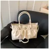 Bolsa Boston de Ombro para Axila Estilo Coreano de Nicho para Mulheres Nova Coleção Primavera 2026 Bolsa de Ombro Versátil Tendência Bolsa Baguette