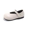 Zapatos de Cuero para Niños 2025 Primavera y Otoño Nuevos Estilo Coreano Zapatos de Princesa para Niñas Los Más Fáciles de Combinar para Niñas Zapatos de Velcro Modernos