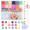 Caja de Cuentas de Arcilla Blanda de 15 Compartimentos Transfronteriza Nueva Caja de Color Arcilla Blanda Redonda Estilo Bohemio Joyería diy Set de Accesorios