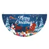 Bandeira de meia-lua de Natal da Amazon, nova, transfronteiriça, bandeira em leque para festas, bandeira decorativa para reuniões, decoração de cena e criação de uma atmosfera festiva