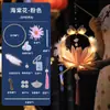 Linternas de Estilo Antiguo del Festival de Mediados de Otoño Linternas de Conejo Paquete de Materiales Hecho a Mano DIY Bolsa Cruzada para Niños Linternas de Palacio de Conejo de Jade Luminosas