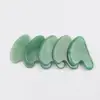 Suministros del Fabricante Tabla Raspadora en Forma de Corazón de Jade de Cristal Rosa, Rodillo de Jade Aventurina Xiuyan, Bolígrafo de Acupresión, Tabla Raspadora de Cristal