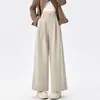 Calça de lã wide leg feminina outono e inverno tamanho pequeno espessa de oito pontos combina com botas Martin calça reta solta de nove pontos