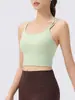 Camiseta de tirantes doble para yoga para mujer, diseño de una sola pieza sin costuras, con sensación de segunda piel, realzando y embelleciendo la espalda, sujetador deportivo para Pilates y fitness