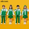 Fantasias de cheerleading infantis, trajes para a cerimônia de abertura do dia esportivo do ensino fundamental, uniformes de classe do jardim de infância e trajes para apresentações em grupo