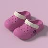 Pantuflas Crocs Nuevas de Crayon Shin-Chan para Mujer en Verano Eva Hogar Antideslizantes Pantuflas Baotou de Suela Gruesa para Hombre