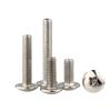 Tornillos de Cabeza Plana en Cruz, Pernos de Cabeza de Champiñón y Cabeza Plana de Hierro Niquelado Tm, Tornillos para Máquina de Zinc Negro, Tornillos con Ranura en Cruz Roscados