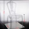 Silla Acrílica de Comercio Exterior Silla Transparente de Palacio Silla con Respaldo Mesa y Silla Sencillas Silla de Boda para Auditorio de Banquetes de Hotel