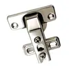 Bisagra de 90 Grados de Brazo Corto para Puertas Batientes, 180 Grados con Amortiguación, Hidráulica de Borde Estrecho para Marco de Aluminio, El Fabricante Vende Puertas de Gabinete