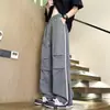 Pantalones Casuales de Paracaídas con Rayas Laterales para Hombre, Pantalones Deportivos Finos de Secado Rápido de Verano con Efecto de Caída para Adolescentes