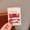 Pinza para el Pelo de Bebé con Tela Envuelta, Pinza No Dañina para Niños, Pinza de Pato Linda de Dibujos Animados sin Costuras para el Cabello Suelto de Niñas Pequeñas