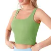 Chaleco deportivo transpirable sin mangas de punto transfronterizo para fitness, yoga, espalda hermosa, sin costuras, se puede usar como top de yoga Pilates