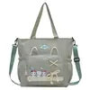 Mochila Escolar Versátil Estilo Floresta para Meninas Mochila de Estudante Leve Alta Aparência Ensino Fundamental II e Ensino Médio Mochila com Múltiplos Compartimentos Grande Capacidade para Aulas de Reforço
