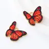 Moda Popular Transfronteiriça Borboleta Estampada Joias Acessórios DIY Liga Joias com Pingente de Óleo Acessórios Venda Direta da Fábrica