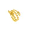 Anillo abierto Panlong Zodiaco Vietnam oro arena estilo chino antiguo joyería de dragón para hombres y mujeres versátil venta caliente en vivo