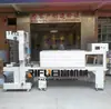 Máquina Semi-Automática de Sellado y Corte de Película PE para Embalaje Termoencogible Máquina de Embalaje con Película Transparente para Bebidas Máquina de Sellado de Plástico para Manga de Película en Botella Sprite