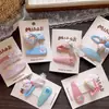 Nuevo pasador BB de tela de primavera estilo coreano con corazón bordado, pinza para el pelo de flor de ganchillo hecha a mano para niñas, pinza lateral