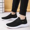 Zapatos Deportivos Casuales Estilo Nuevo Primavera, Otoño e Invierno 2026, Zapatos de Tela Transpirables para Mediana Edad y Mayores, Zapatos Delgados sin Cordones para Todas las Estaciones