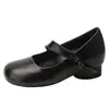 Zapatos para Mujer Pequeña con Aumento Interno de Altura 6cm Súper Suaves Estilo Nuevo Primavera y Otoño 2025 Zapatos de Punta Redonda con Falda para Mujer
