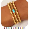 Pulseiras de 12 Pedras de Nascimento Amazon Transfronteiriças, Modernas e Únicas, Estilo Europeu e Americano de Nicho, Pulseiras Elásticas Empilháveis para Mulheres
