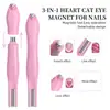 Sução Super Forte Três em Um Esmalte Gel Olho de Gato Ímã em Forma de Coração Ímã Especial para Nail Art Magnético Forte Multifuncional