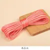 Fita de Fivela para Cordão Enrolado com Núcleo Espesso 5mm Botão Retro Cheongsam Hanfu Fita de Acabamento para Fivela Artesanal DIY Disponível em Várias Cores