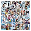 50 Pegatinas Decorativas Transfronterizas de Graffiti de Lionel Messi para Maleta, Laptop, Teléfono Móvil
