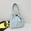Bolsa de Bolinhas para Mulheres 2026 Nova Moda Casual de Verão Leve Bolsa para o Dia a Dia Grande Capacidade Ombro Único Bolsa de Axila