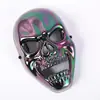 Halloween transfronteriza retro calavera máscara festival de fantasmas mascarada galvanizado 7 colores horror aterrador cara completa gritando