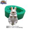 Molde de silicona para pastel con forma de conejito, para Pascua, chocolate, herramientas creativas para hornear, animales