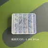 Herramientas de Decoración para Uñas con Flor en Relieve 3D, Uñas Portátiles de Alta Transparencia para Decoración de Uñas, Herramientas de Decoración de Uñas Florales