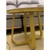Nova Tampo de Mesa de Vidro Base de Rocha Pernas Redondas para Mesa Suporte Estrutura de Mármore e Ferro Forjado Pernas de Mesa Elevadas Mesa de Centro Redonda Pequena Mesa de Jantar