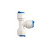 Accesorios para purificador de agua 702 tee enchufe rápido 2 puntos tee tipo T conector rápido conexión de interfaz 1/4 tubo PE de 6.5MM2