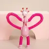 Juguete de jirafa retráctil con ventosa, jirafa extensible, juguete de descompresión, forma variada