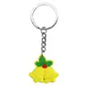 Navidad Transfronteriza Dibujos Animados Lindo PVC Suave Llavero Colgante Bolso Colgante Joyería Colgante Accesorios Mayoreo