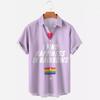 Camisa de manga curta estilo europeu e americano com estampa animal para o verão de 2024 Nova moda camisa masculina cardigã casual digital 3D