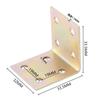 Ángulo de hierro en L de ángulo grande de color engrosado código 90 grados conector fijo de armario de gabinete de ángulo recto refuerzo de muebles ángulo de hierro