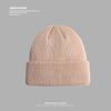 Gorro de Lana para Mujer Invierno Protección para Orejas Cálido Resistente al Frío Gorro Tejido Cabeza Grande Cara Lana de Cordero Mezclada Gorro Frío Japonés para Hombre