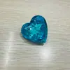 Cristal Acrílico Transparente Corazón Grande Forma de Corazón No Poroso Melocotón Corazón Gema Juguete Recompensa Regalo para Niños Juego de Excavar Tesoros